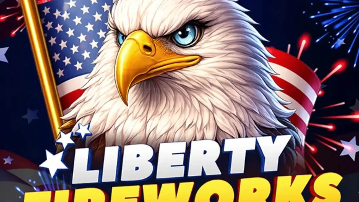 Liberty Fireworks 3 Pots slot machine interface