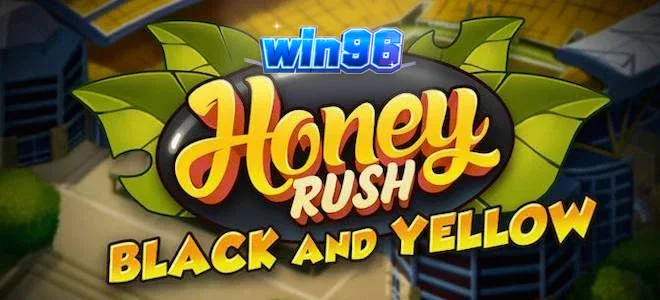 Honey Rush Black and Yellow slot gameplay screen